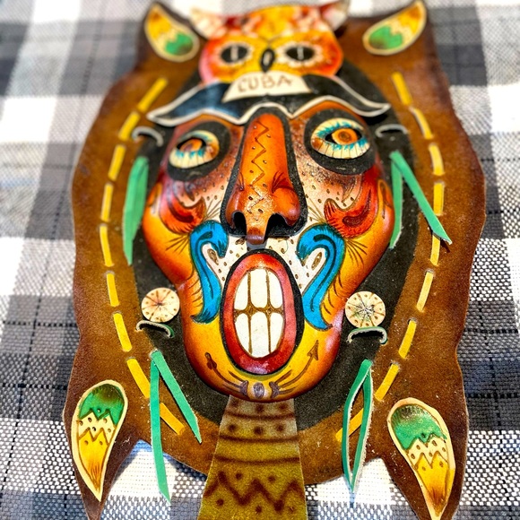 Leather Warrior Mask - Picture 1 of 9